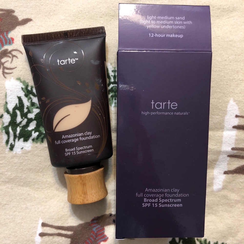 Tarte amazonian clay foundation light medium sand